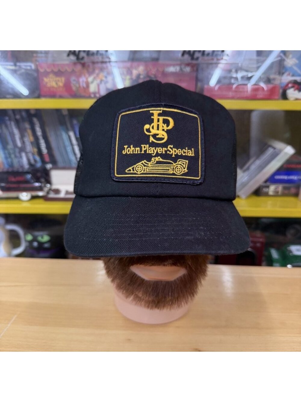John Player Special JPS Team Lotus F1 Trucker Snapback Hat Vintage 1980’s